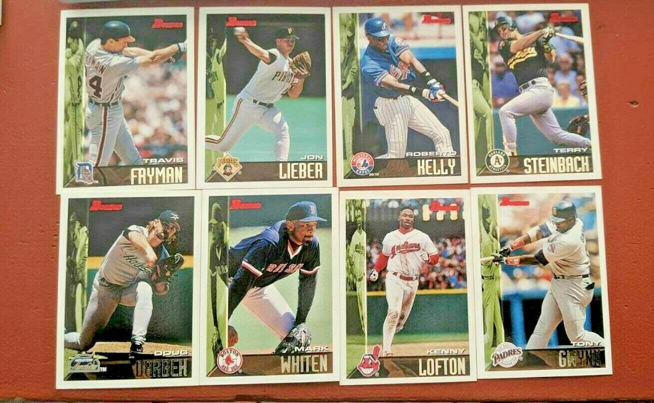 1995 BOWMAN BASEBALL Set Break (#1-300) $0.99 Singles- Qty. Discount