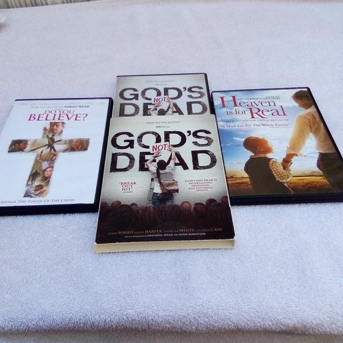 God's Not Dead, Do You Believe?, Heaven Is For Real DVDS 3 DVD Lot Kevin Sorbo - Picture 10 of 18