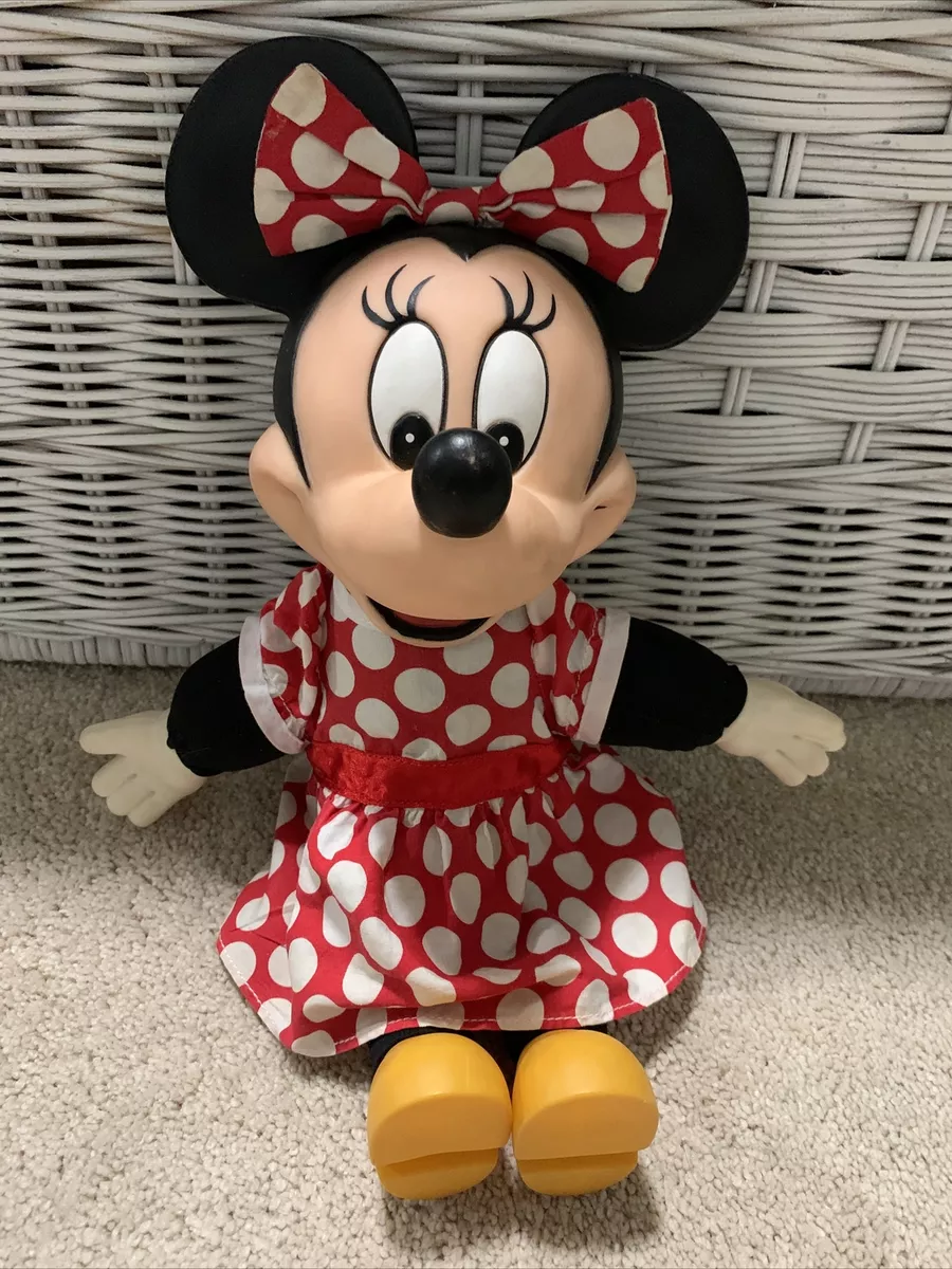 DISNEY MINNIE MOUSE DOLL Vintage Plastic or Rubber Head Hands