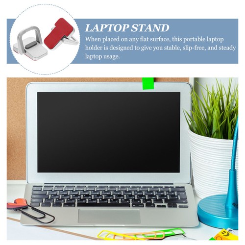 Metal Notebook Stand Computer Stands for Laptop Lifter Desk Riser - Afbeelding 10 van 12