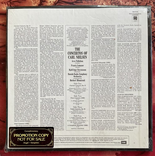 Sealed Promo 2x LP The Concertos Of Carl Nielsen , Arve Tellefsen Box Set - NFS - Picture 2 of 2