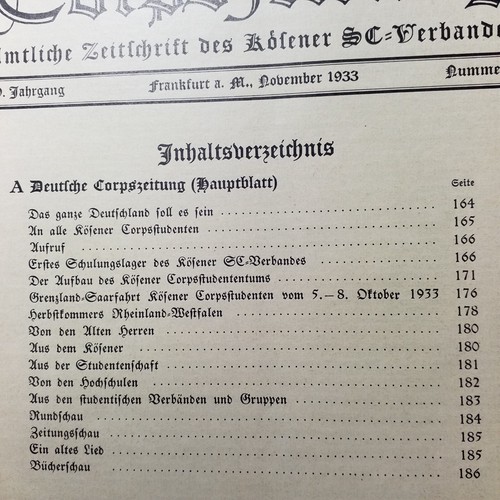 Deutsche Corpszeitung - DCZ - 1933 Nr. 7 - KSCV / Studentika - Picture 2 of 3