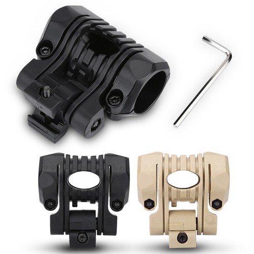 Quick Release Helmet Flashlight Mount Holder Clip Clamp Accessory - Picture 2 of 13