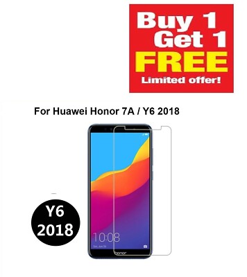 Für Huawei Y6 2018 Hartglas Displayschutzfolie Schutzfolie Premium Schutz