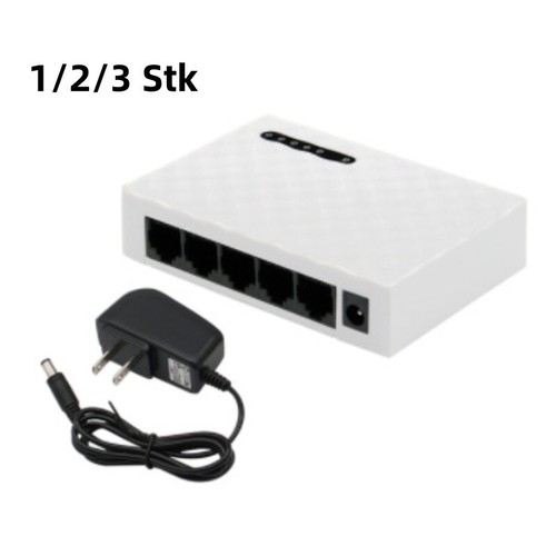 5-Port Gigabit Desktop Netzwerk Switch RJ45 LAN Ethernet Verteiler HUB schwarz - Afbeelding 7 van 13
