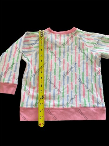 The Beaufort Bonnet Co (TBBC) EUC Pink/White Cassidy Comfy Sweatshirt-5 - Picture 4 of 4