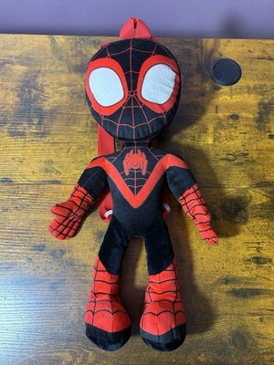 Marvel Spiderman Multi~Miles Morales~Medium 18'' Plush/Stuffed/Pillow Buddy~Used 