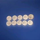 Ten 1955 S  Roosevelt 90% SILVER Dime US 'Beautiful' Uncirculated (Exact) 55-5