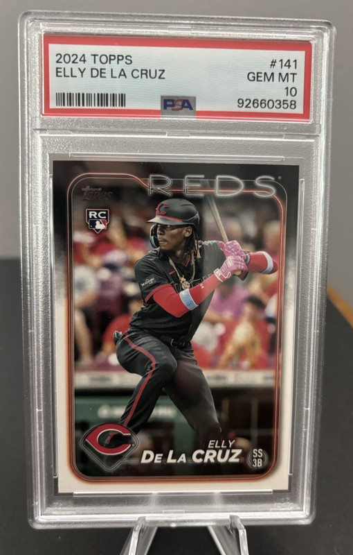 2024 Topps Elly De La Cruz #141 Rookie RC PSA 10 Reds