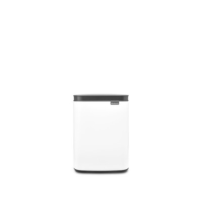 Brabantia Bo XS Lift Open Trash Can | 1.1 Gal / 4L | White | Wall-Mountable