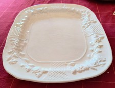 Grande piatto da portata rettangolare vintage con decori floreali