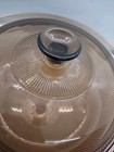 Vintage Corning Ware Vision Amber Casserole Dish With Lid 2.5 Qt V-33-B — photo 3