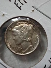 3 1942 Mercury Dimes G-EF Condition In My Opinion. #672