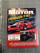 VINTAGE CAR MAGAZINE MODERN MOTOR MANCAVE MUSCLE FORD HOLDEN 1980s MOTOR FERRARI