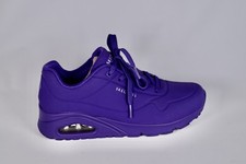 Skechers Women's UNO Night Shades 73667 Purple Walking Shoes Size 9 B Sneaker