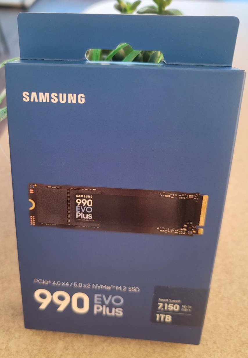Samsung 990 EVO PLUS SSD 1TB, PCIe Gen 4x4 | 5x2 M.2 2280, Speeds Up to 7,150 MB