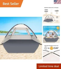 Portable Beach Tent with UPF 50+ Protection – Outdoor Canopy for Families