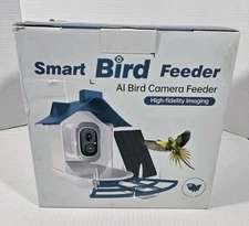 Bird Feeder w/Camera Ai Identify Bird Watching Camera, Bird Feeder NEW (READ)