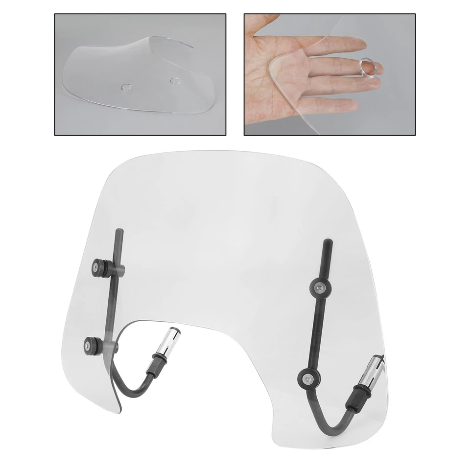 Parabrisas ABS para motocicleta para Vespa Sprint 150 2016-23 Foto 3 de 4