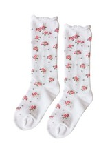 Girls Knee Socks "New Floral Sample" Sz 4-8 Yr. Hannah Rose Vintage - SHIP FREE