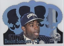 1995 Pacific Crown Royale Blue Holofoil Deion Sanders #33 HOF 0z4u