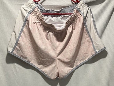 ZELOS Women's Athletic Shorts Light Pink White Gray Breathable Lightweight