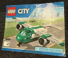 Lego CITY 60101 Airport Cargo Plane RETIRED Complete Preowned