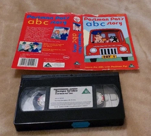 Postman Pat's ABC Story VHS - PAL UK Video VGC Ultra Rare Version