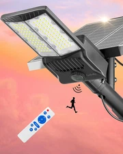 SL-10000W Solar Street Lights Outdoor, 600000LM Commercial Parking Lot Light Dus