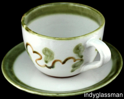 John B. Taylor HARVEST Jumbo Cup & Saucer Set 1954 UNUSED