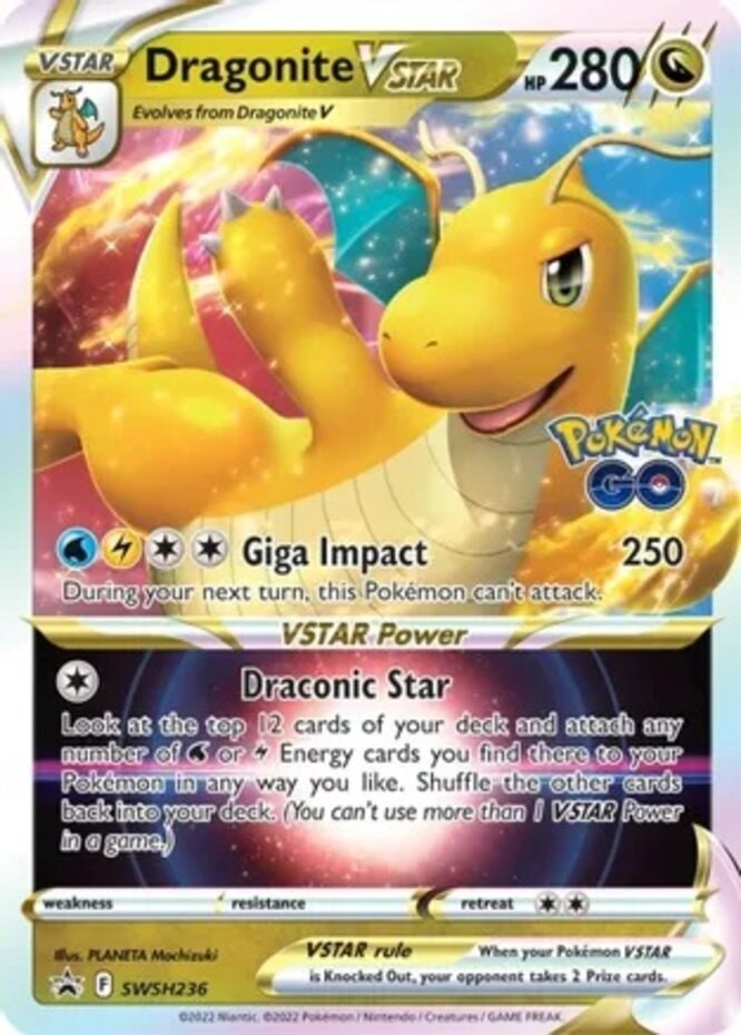 Dragonite VSTAR - SWSH236 - SWSH Black Star Promos - Near Mint
