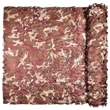 Iunio 4.9x65.6ft Desert Camo Netting Bulk Roll Blind Hunting Military Sunshade