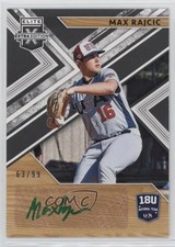 2019 Panini Elite Extra Edition Black 63/99 Max Rajcic #18U-MR Auto 19wd