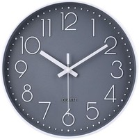Wanduhr 30 Cm Modern Quarz Lautlos Schleichende Sekunde Ohne Ticken Wohnzimmer