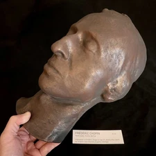 Museum-grade Chopin death mask