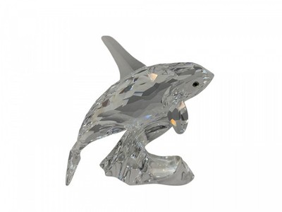 SWAROVSKI オルカ「622939」10cm Swarovski Figurine 622939 Large Orca Whale 10cm. Excellent