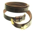 CUSTOM SECURE HOOK KERR CO.  1917  M1907 SLING LEATHER  "GI" HOOKS conditioned — photo 7