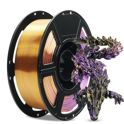 FLASHFORGE PLA Silk 3D Printer Filament Silky Texture Shiny 1.75mm 1kg Spool US