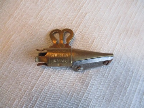 Vintage Brass Victorian 1906 Eagle Pencil Co Simplex Sharpener #650