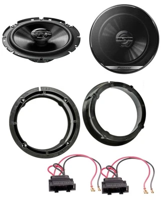 Pioneer 300Watt 2-Wege 16,5cm Lautsprecher für VW Golf IV V Passat Tür Front Hec - Bild 1 von 4