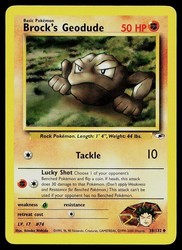 Brock's Geodude 38/132 Gym Heroes Uncommon