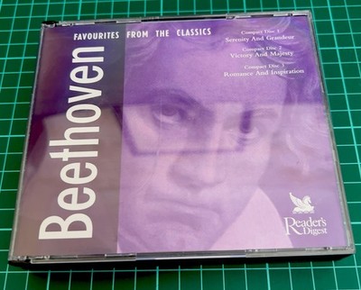 BEETHOVEN FAVOURITES FROM THE CLASSICS CD (1993) all three CDs are mint