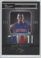 2010-11 Elite Black Box The Rookies Prime Memorabilia 44/99 Greg Monroe #4 0n7