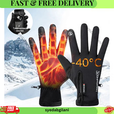 Heated Gloves Motorcycle Riding Ski Rechargeable Waterproof Thermal