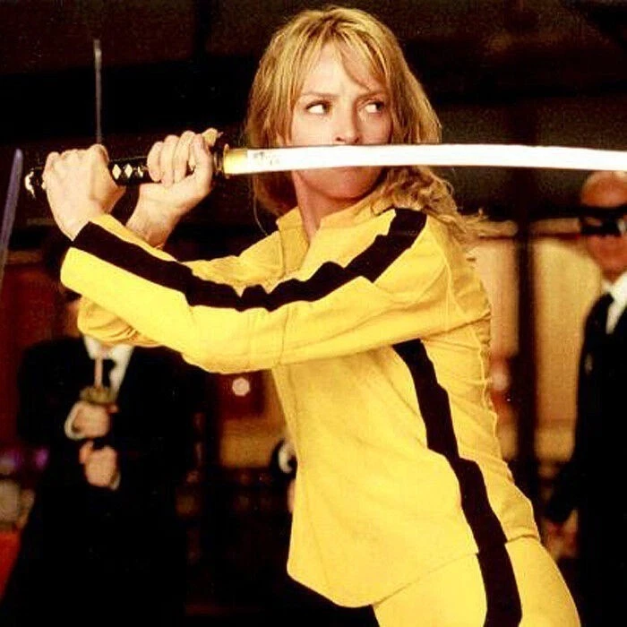 Costume Kill Bill adulto donna Uma Thurman vestito fantasia donna Halloween cosplay - Immagine 3 di 4