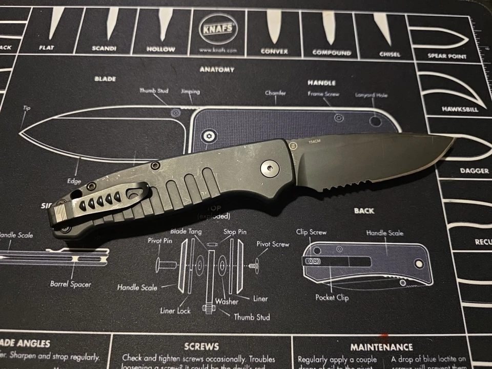 Navaja de Bolsillo Hogue Hecha en EE. UU. Ballista 1 Cerakoted 154CM Foto 2 de 3