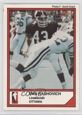 1984 Jogo CFL Dan Rashovich #27 z9k