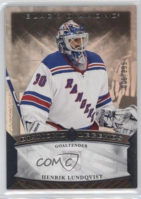 2023-24 Upper Deck Black Diamond Legends 6/299 Henrik Lundqvist #BDL-HL HOF 0s2w
