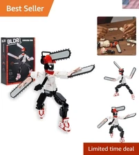 Chainsaw Man Buildable Action Figure Set - 311 Pieces, 10-Inch Articulated Toy