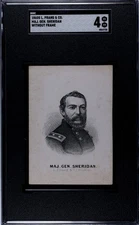 1860s L Prang & Co General Philip Sheridan SGC 4 Union Civil War General Cavalry